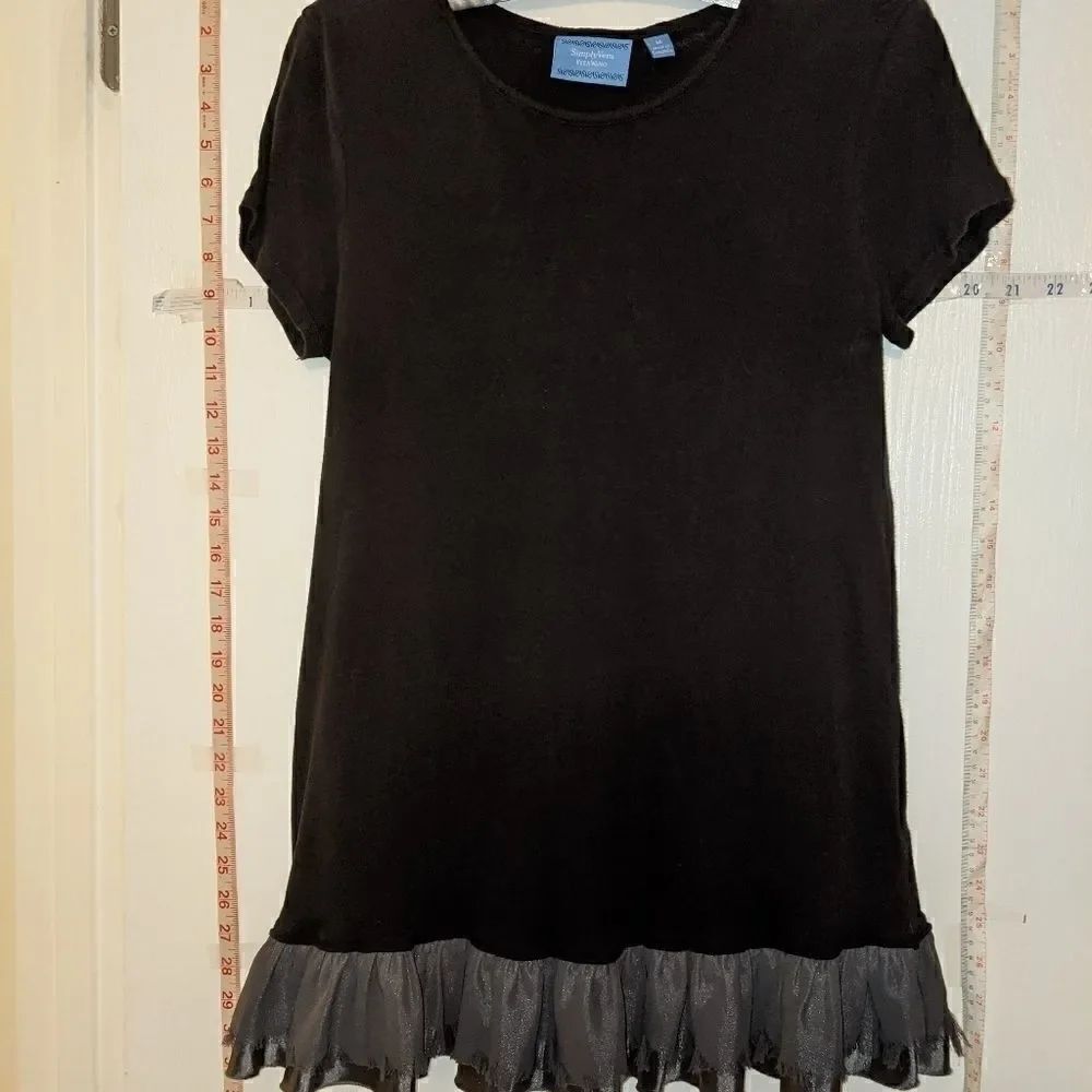 SIMPLY VERA WANG LADIES SIZE MED COTTON W\ RUFFLE
